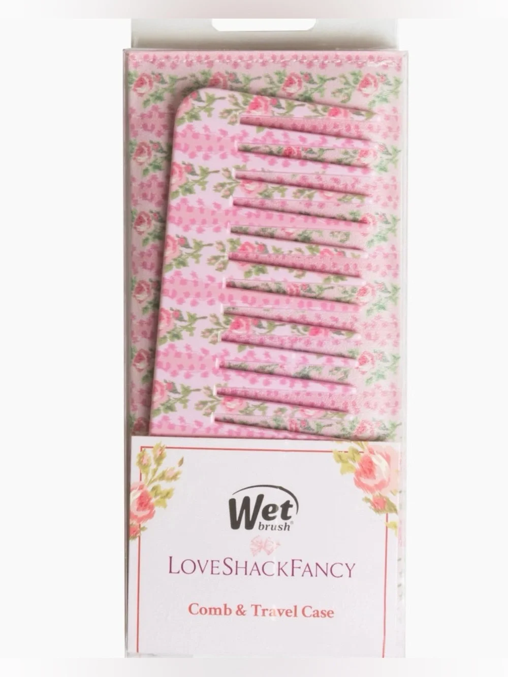 LoveShackFancy x Wet Brush Detangling Comb & Travel Case Blooming Heirloom - NIB